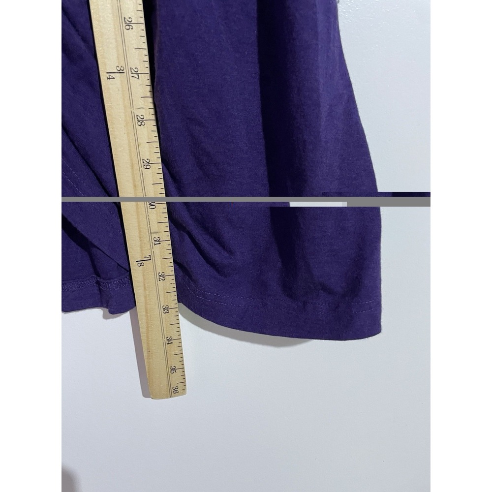 Bryn Walker Tunic Dress Large Purple Lagenlook Artsy Boho Minimalist USA - Picture 12 of 13